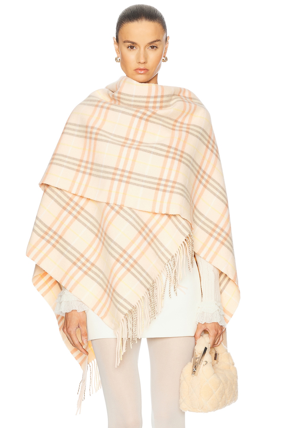 Charlotte Cape in Tan