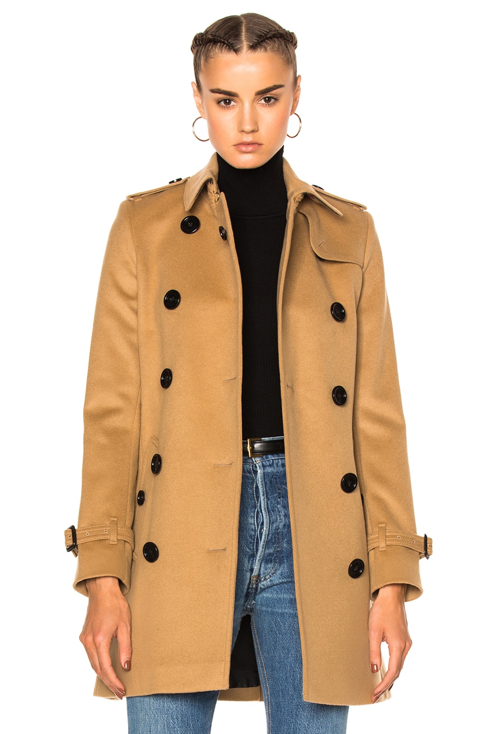 Image 1 of Burberry Kensington Trench in Camel