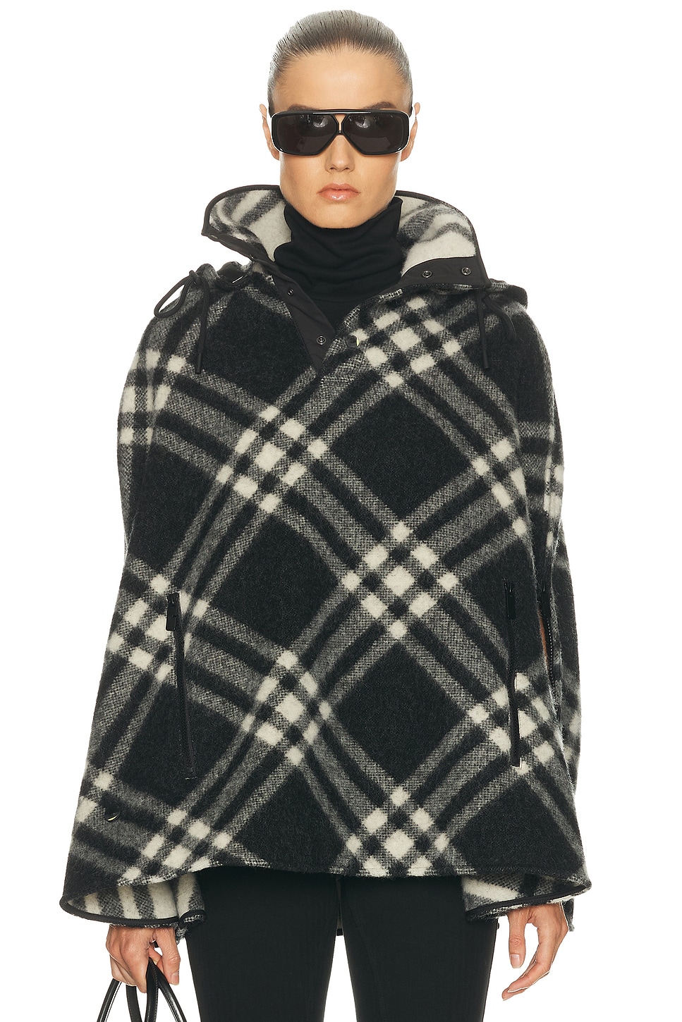 Image 1 of Burberry Neve Cape in Black