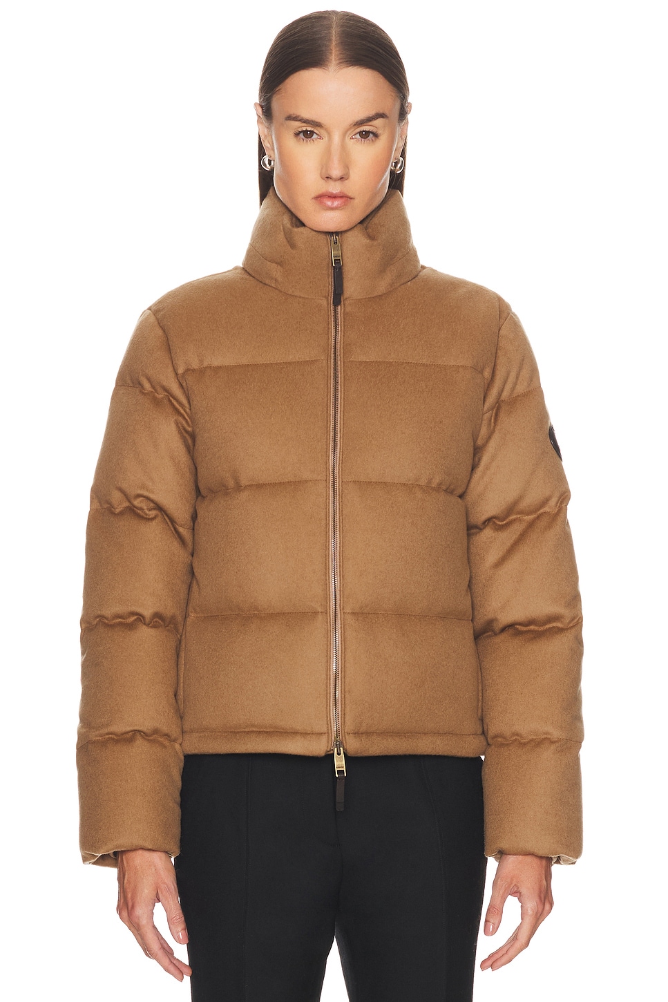 Burberry Ambleside Cashmere Down Puffer Jacket In Brown