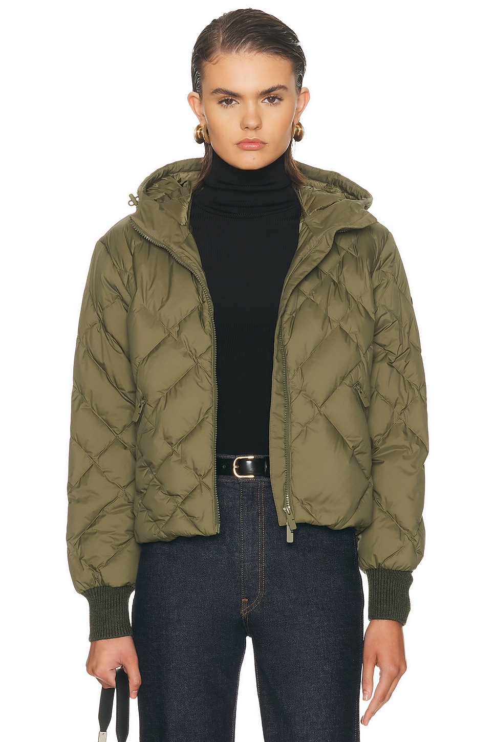 Image 1 of Burberry Delley Jacket in Pasture Green