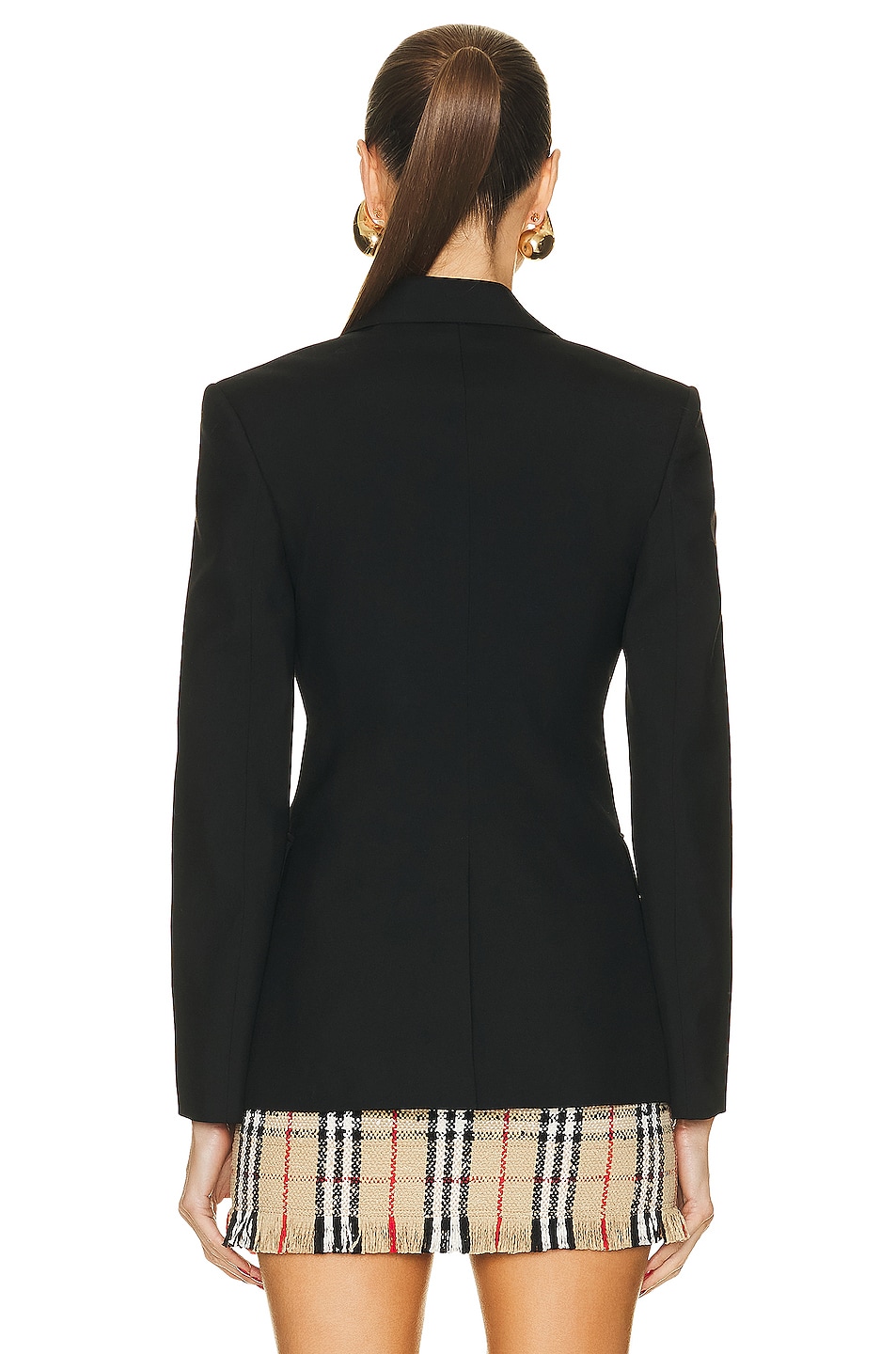 Burberry Claudete Blazer in Black | FWRD