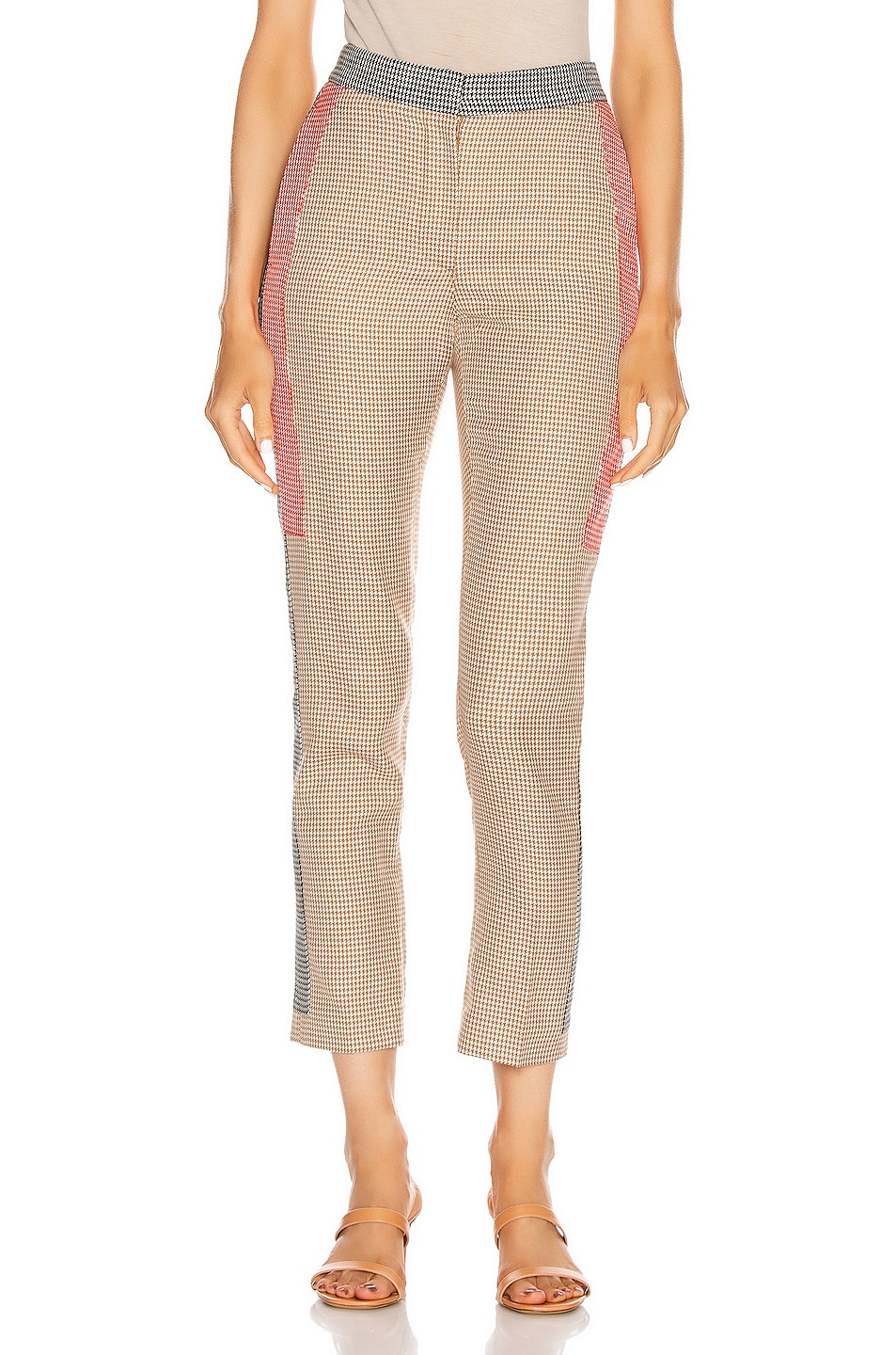 Image 1 of Burberry High Waisted Pant in Bronze
