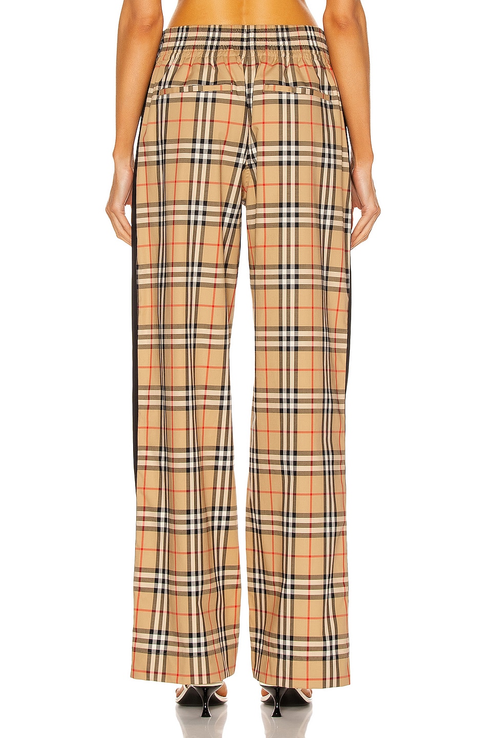 Burberry Louane Pant in Archive Beige IP Check | FWRD