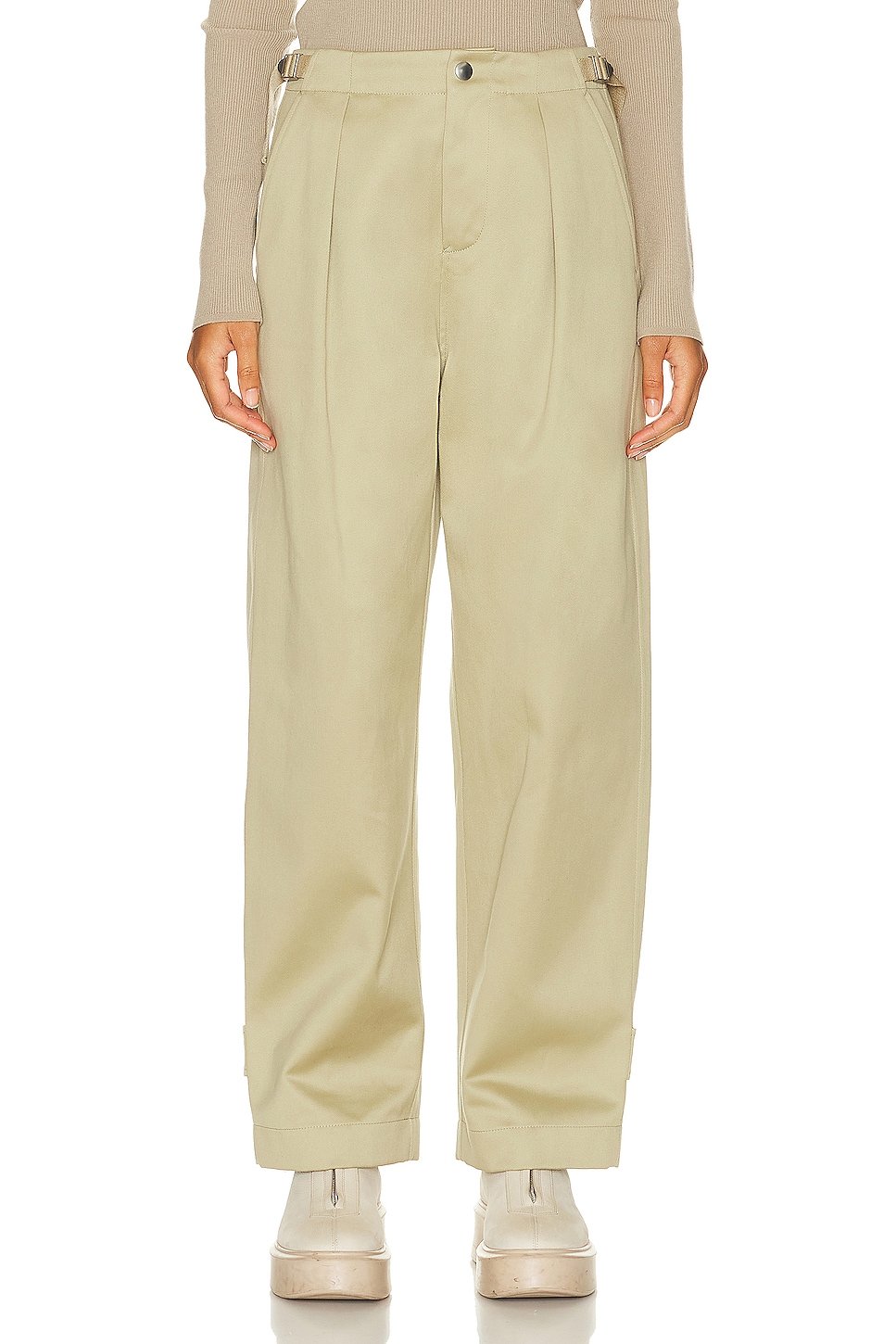 Image 1 of Burberry Tailored Pant in Hunter