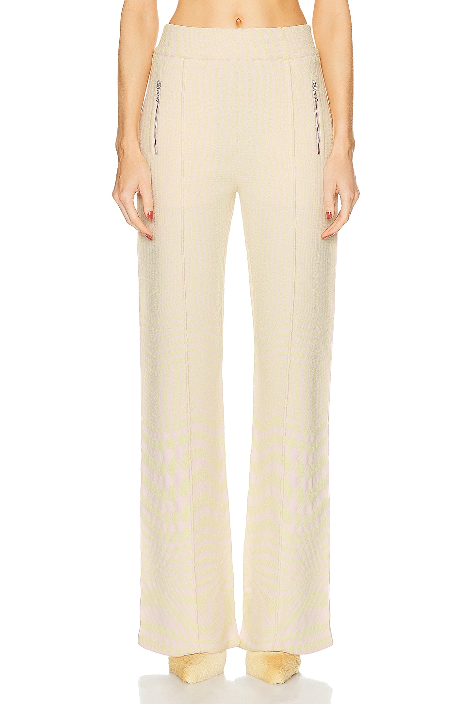 Image 1 of Burberry Zipper Pocket Trouser in Cameo IP Pattern