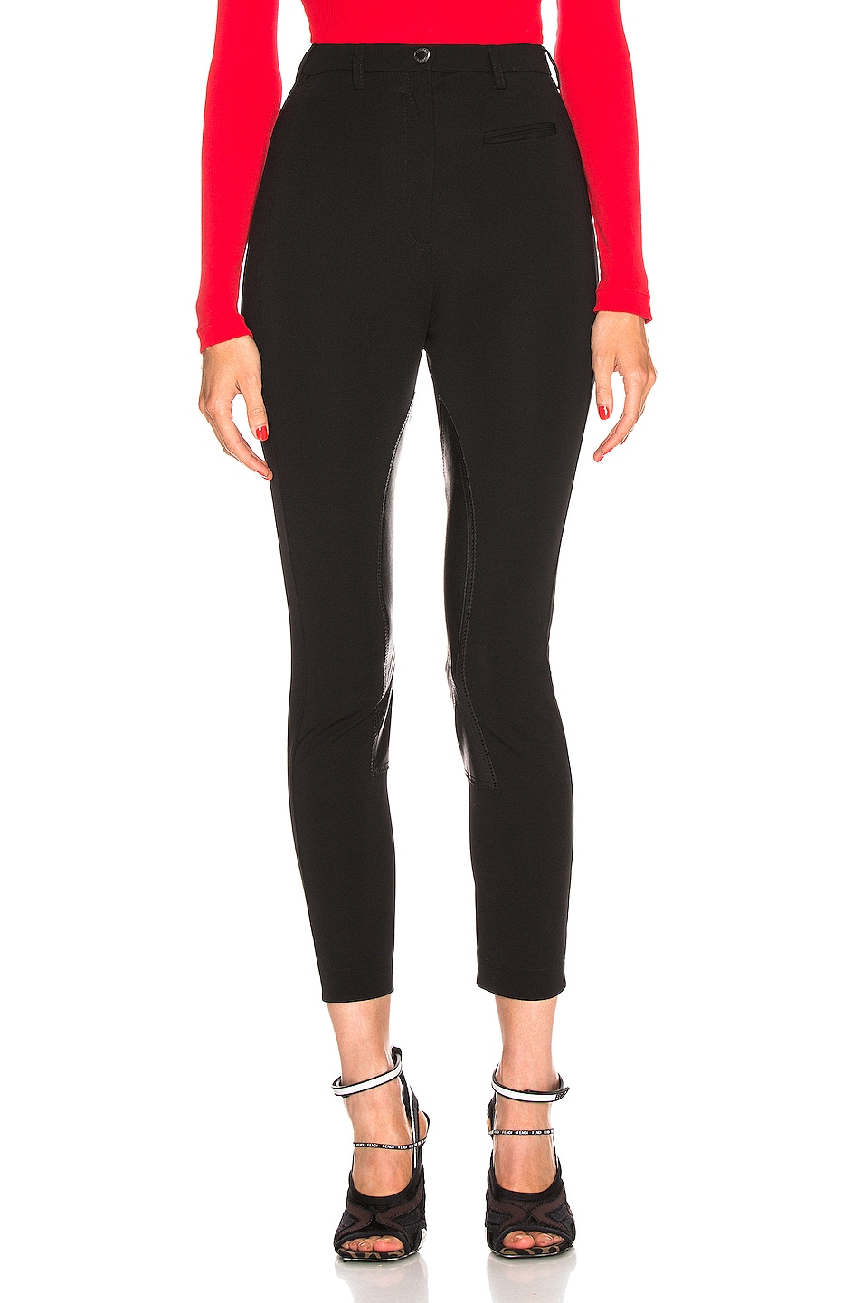 Image 1 of Burberry High Waisted Legging in Black