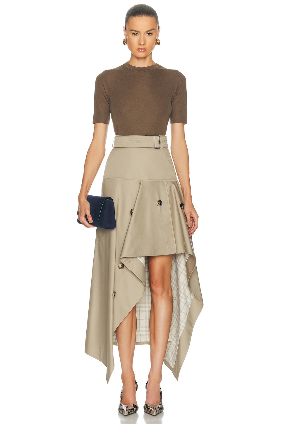 Burberry Heather Long Skirt | Thumbnail 5 Burberry Heather Long Skirt | Thumbnail 5