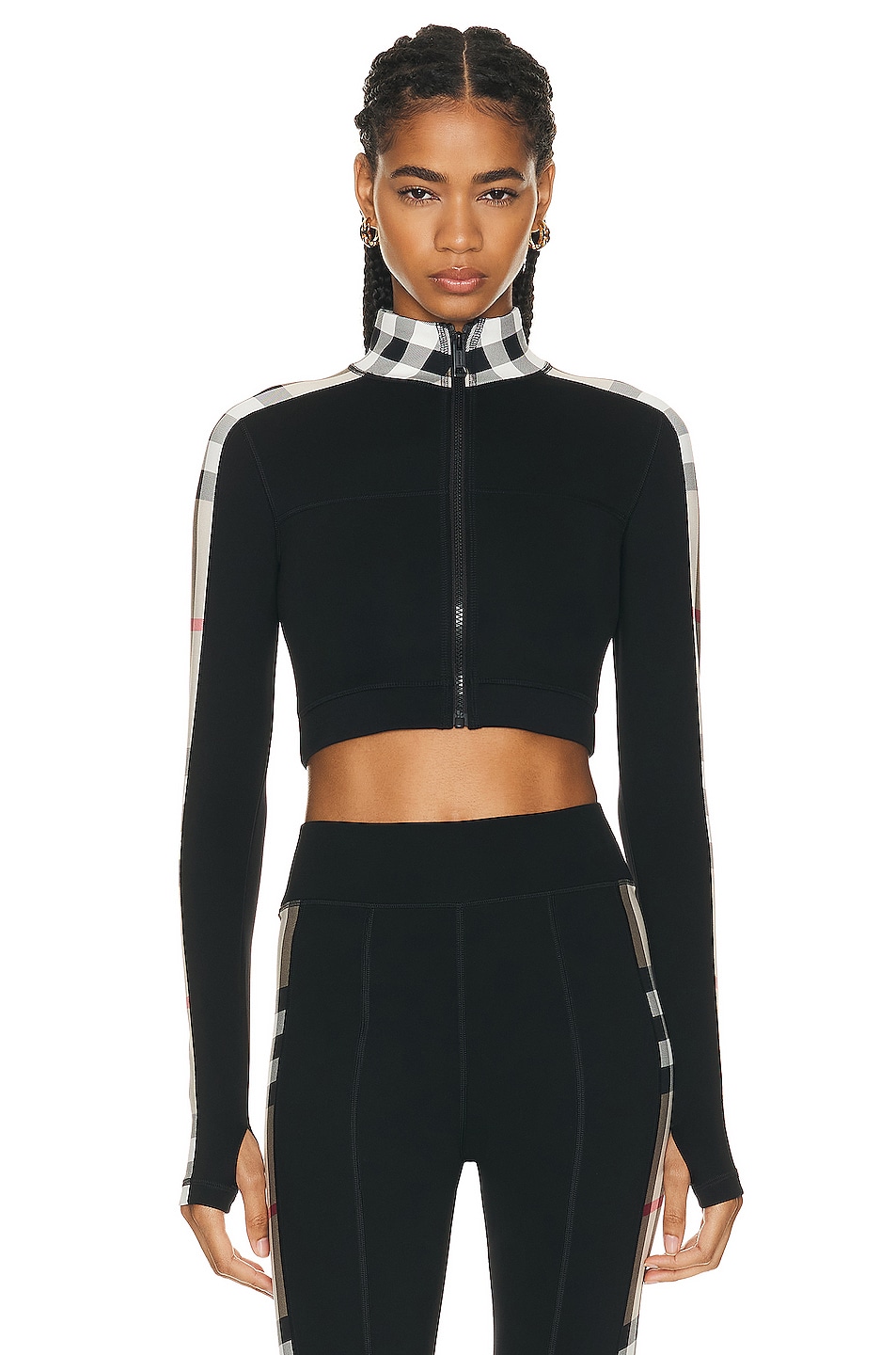 Image 1 of Burberry Athleisure Top in Black