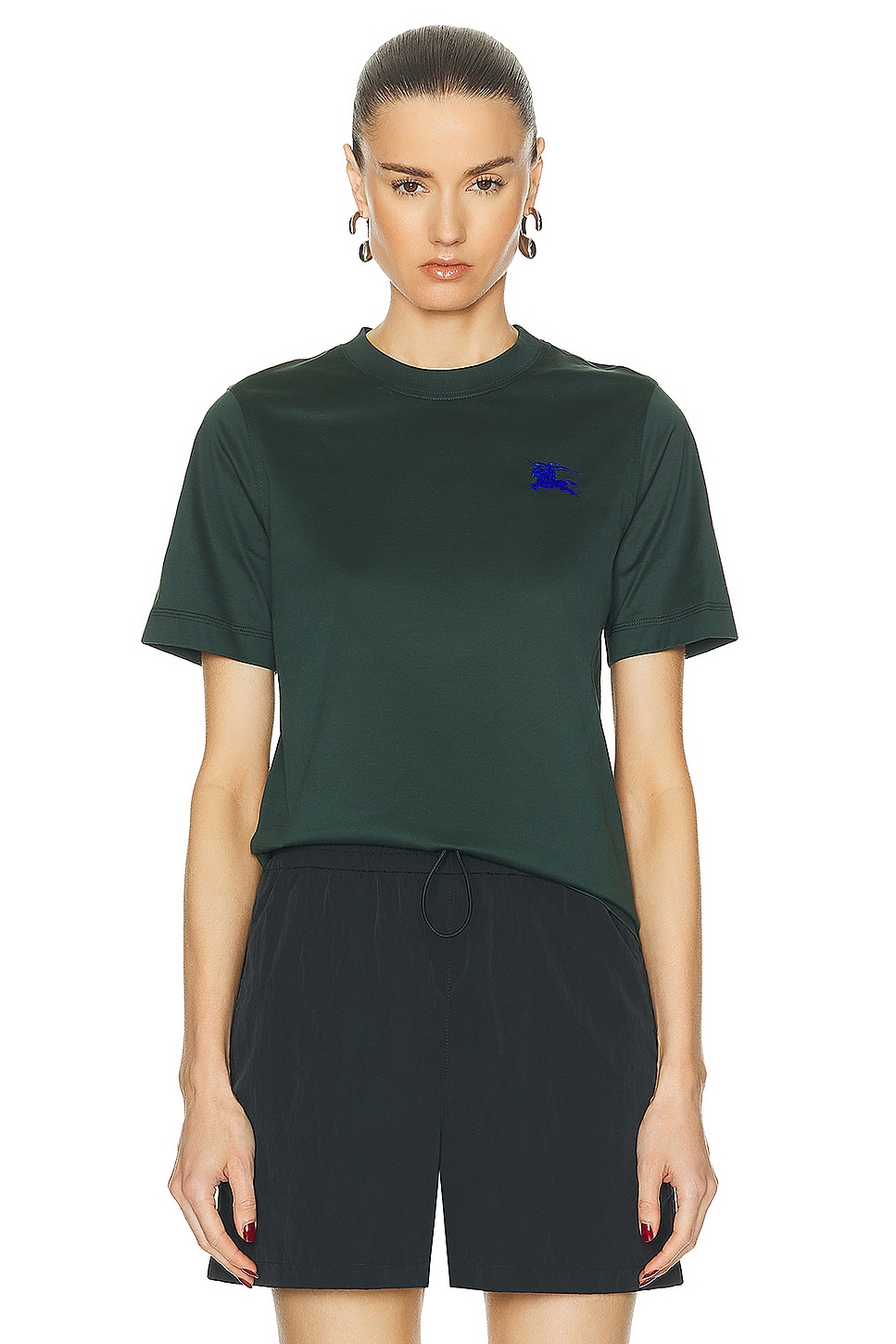 Image 1 of Burberry Short Sleeve T-shirt in Ivy