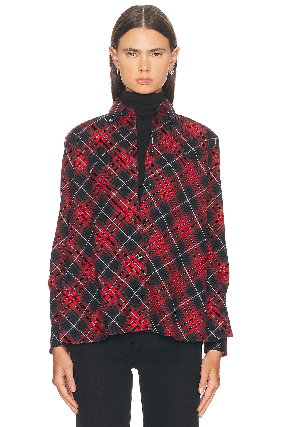 Image 1 of Burberry Heidi Top in Poppy IP Check