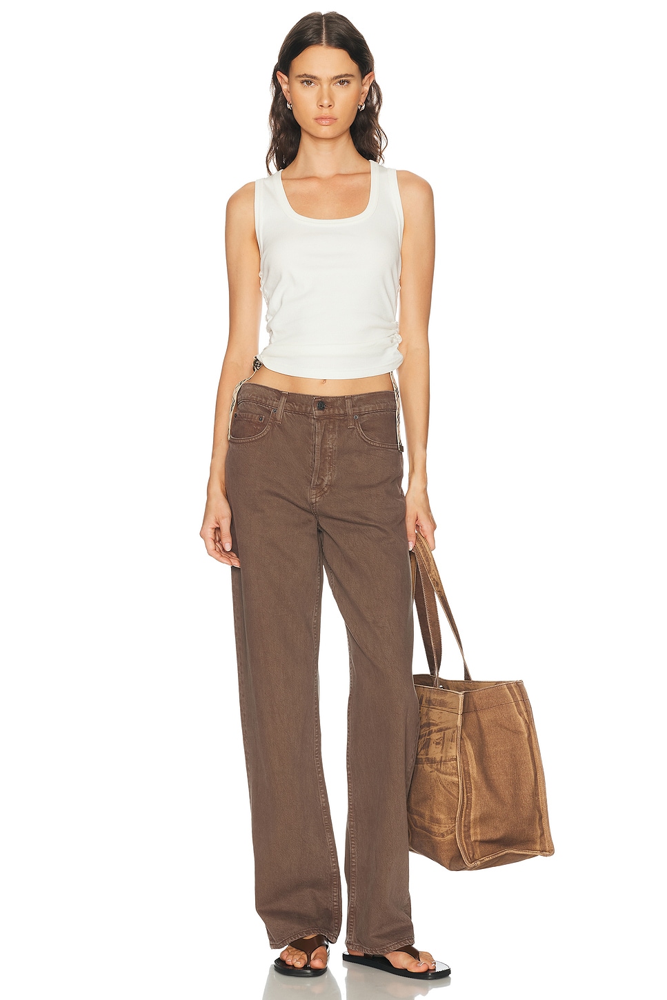Burberry Tie Side Tank Top | Thumbnail 8 Burberry Tie Side Tank Top | Thumbnail 8