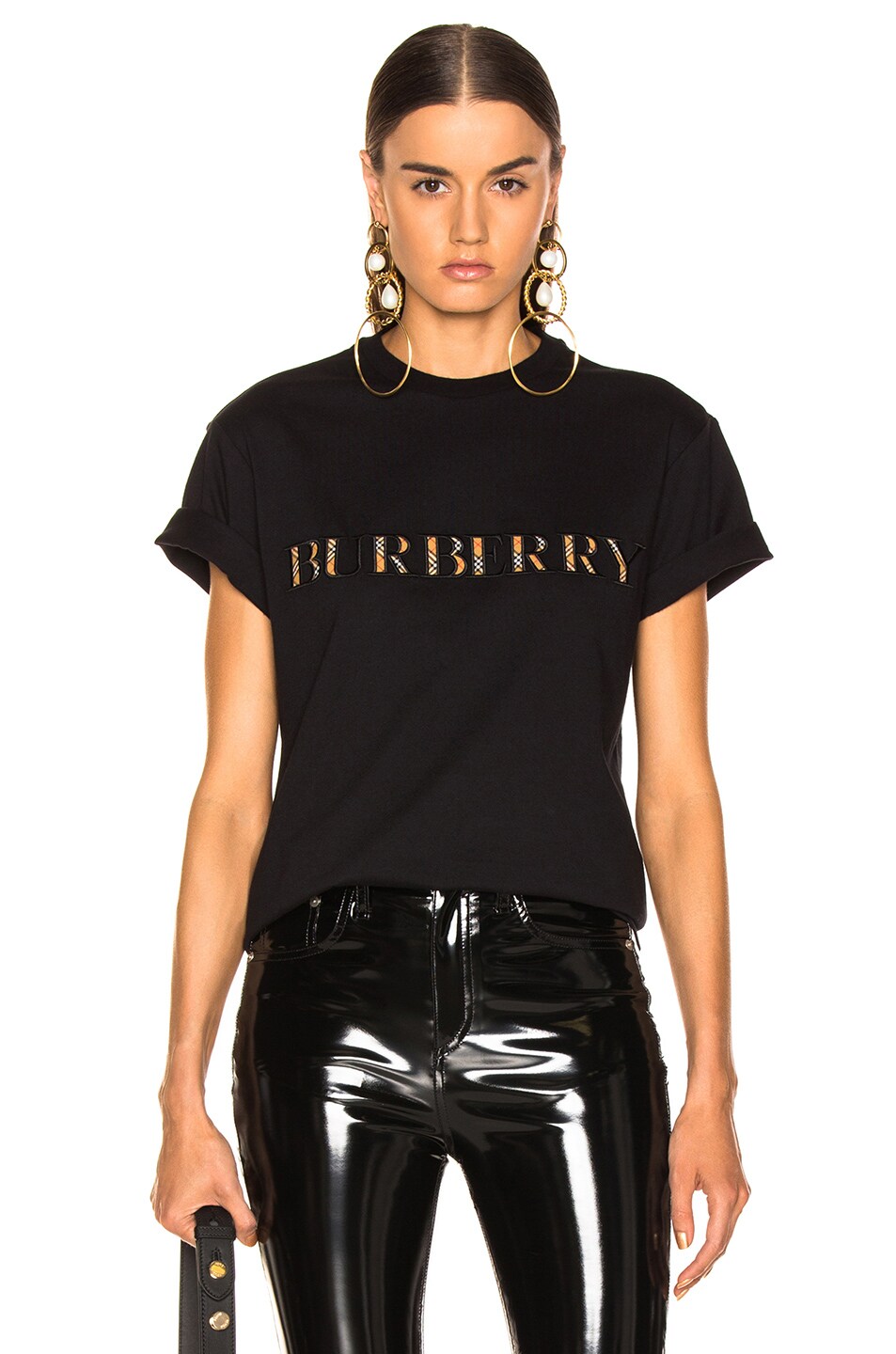 Image 1 of Burberry Sabeto Shirt in Black