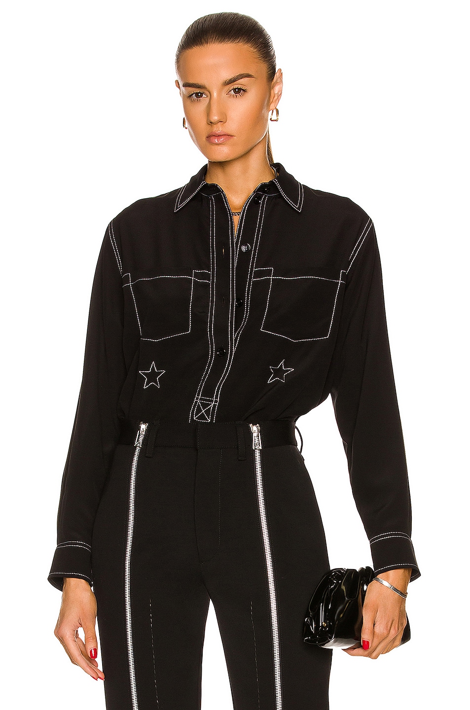 Image 1 of Burberry Gwen Shirt in Black