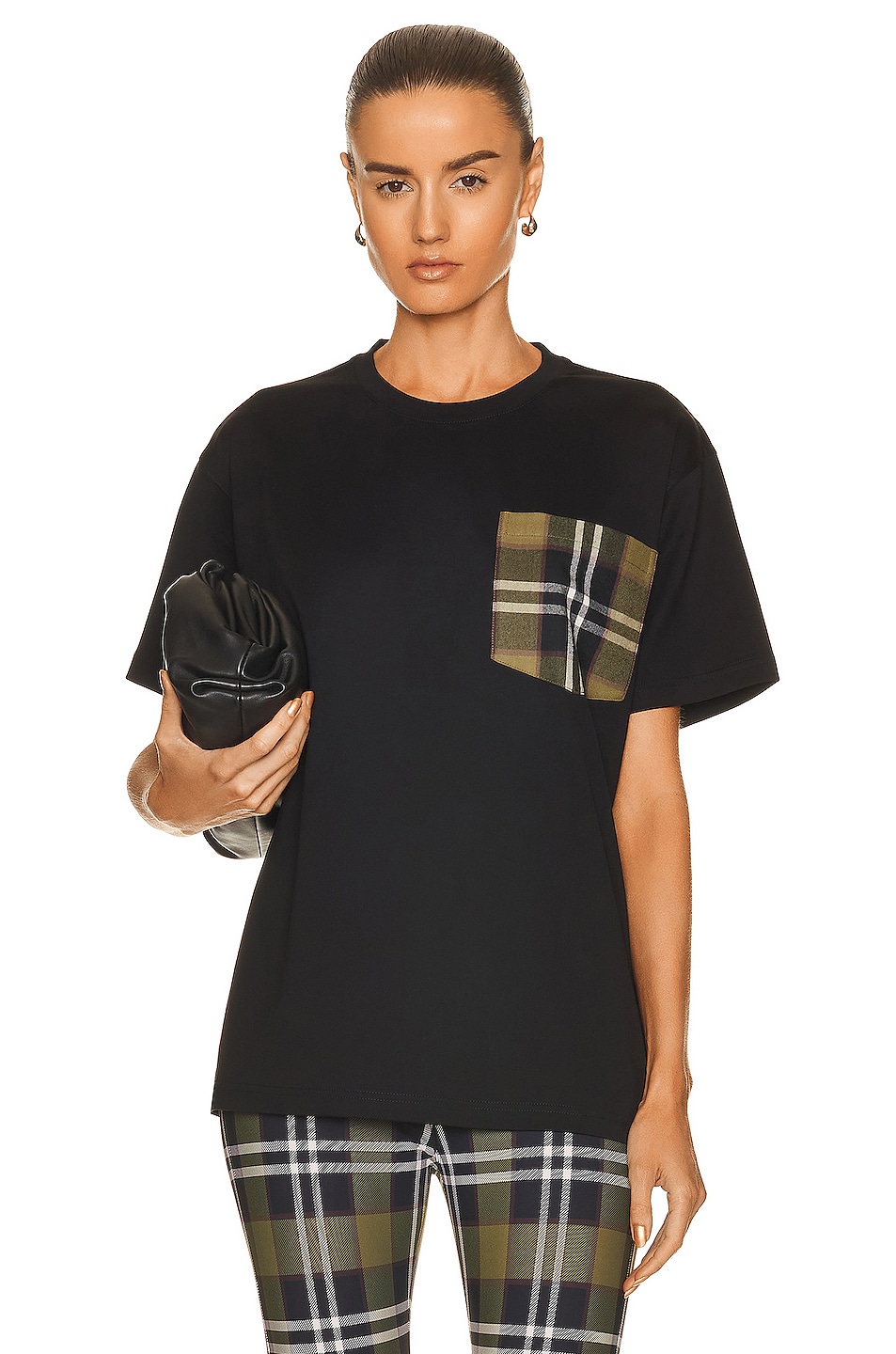 Image 1 of Burberry Carrick Tee in Black