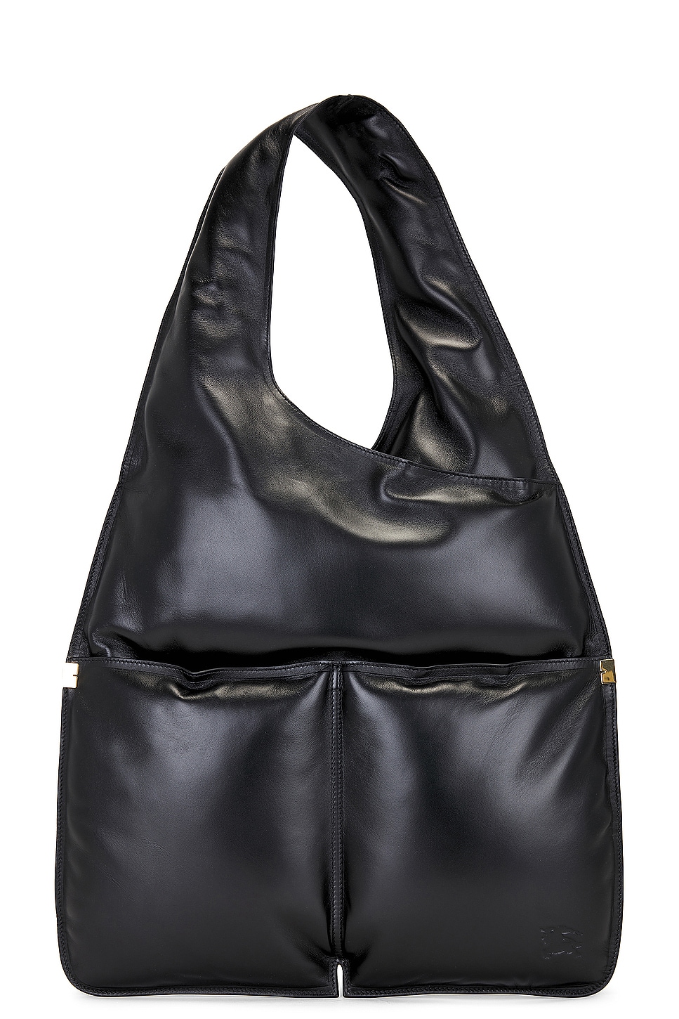 Cut Shoulder Bag in Black