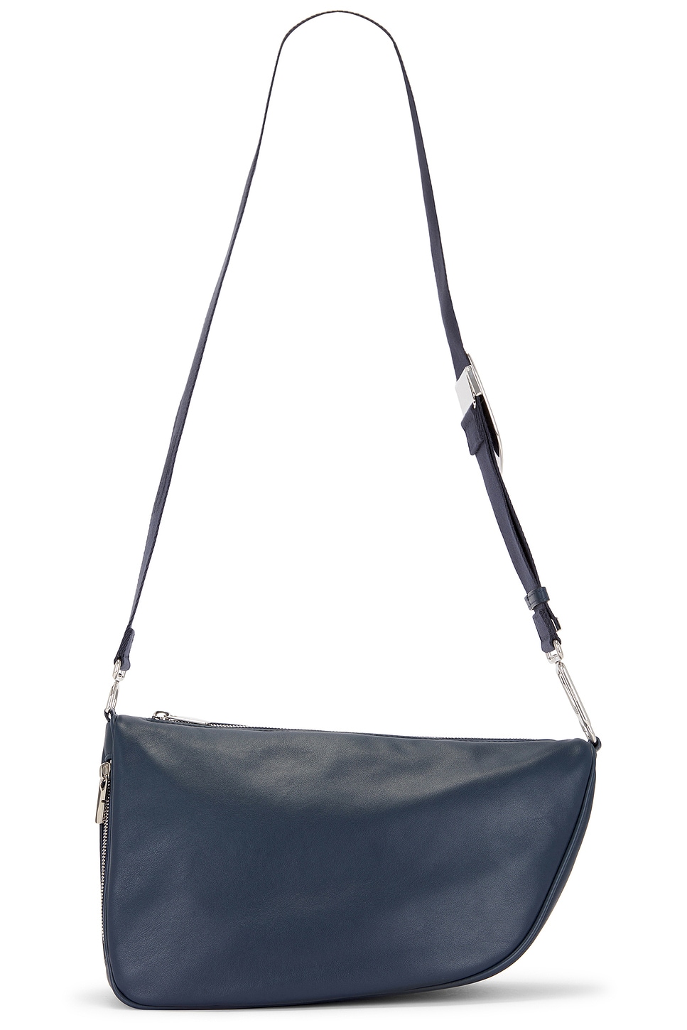 Medium Shield Messenger Bag in Navy