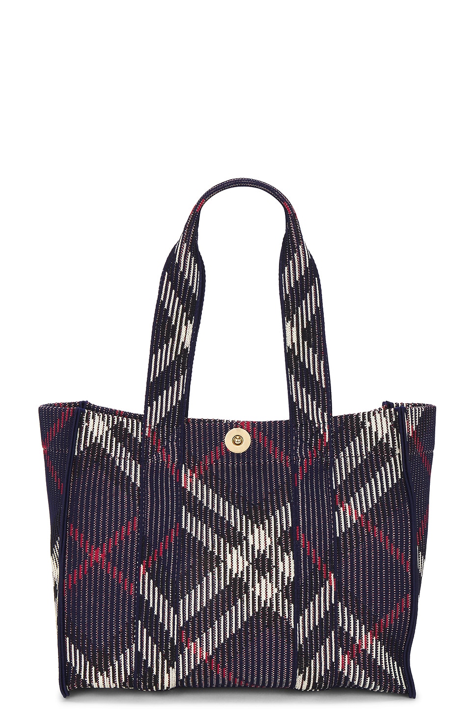 Small Knit Tote Bag in Navy