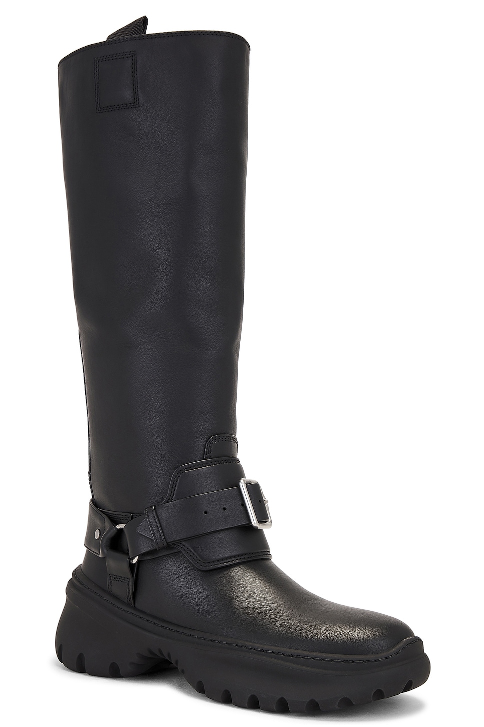 Shop Burberry Stomp Boot In Black