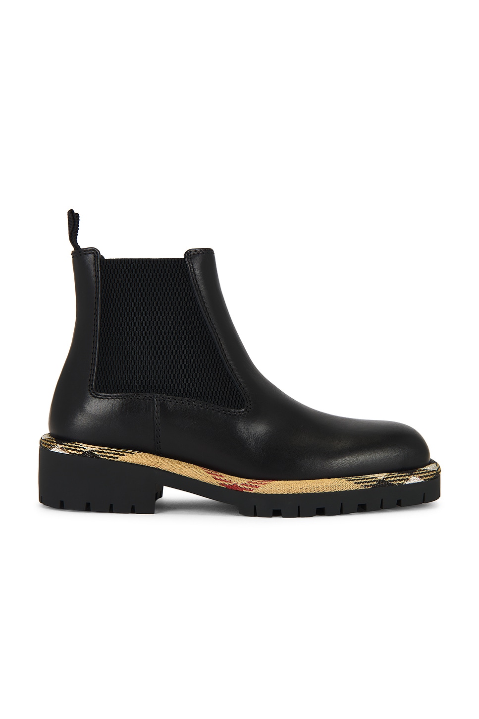 Image 1 of Burberry Gravel Chelsea Boot in Black