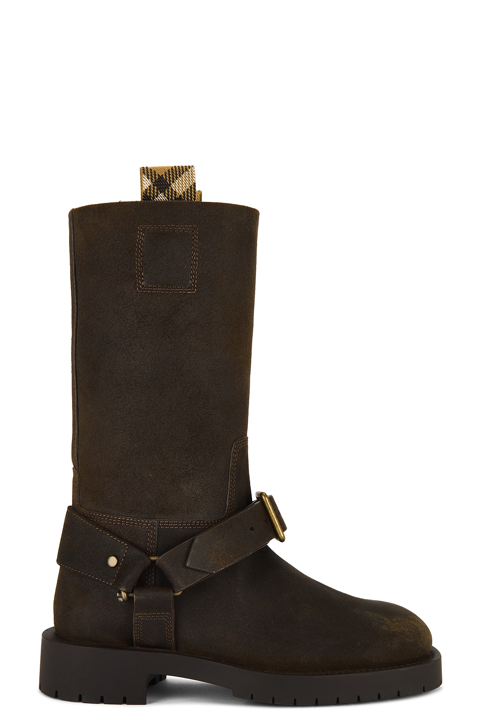Image 1 of Burberry Saddle Boot in Loch