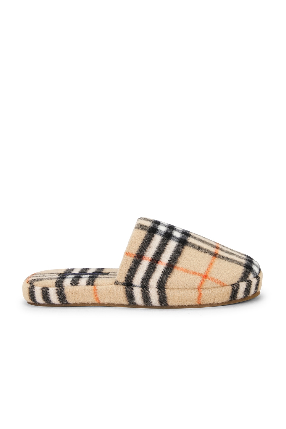Image 1 of Burberry Flat Mule in Sand IP Check