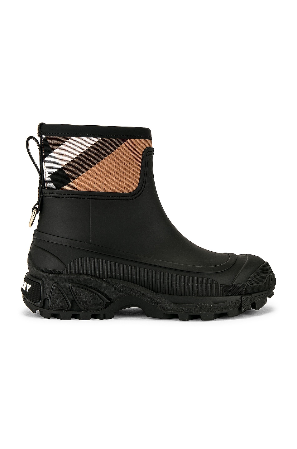 Image 1 of Burberry Ryan Rubber Boots in Black