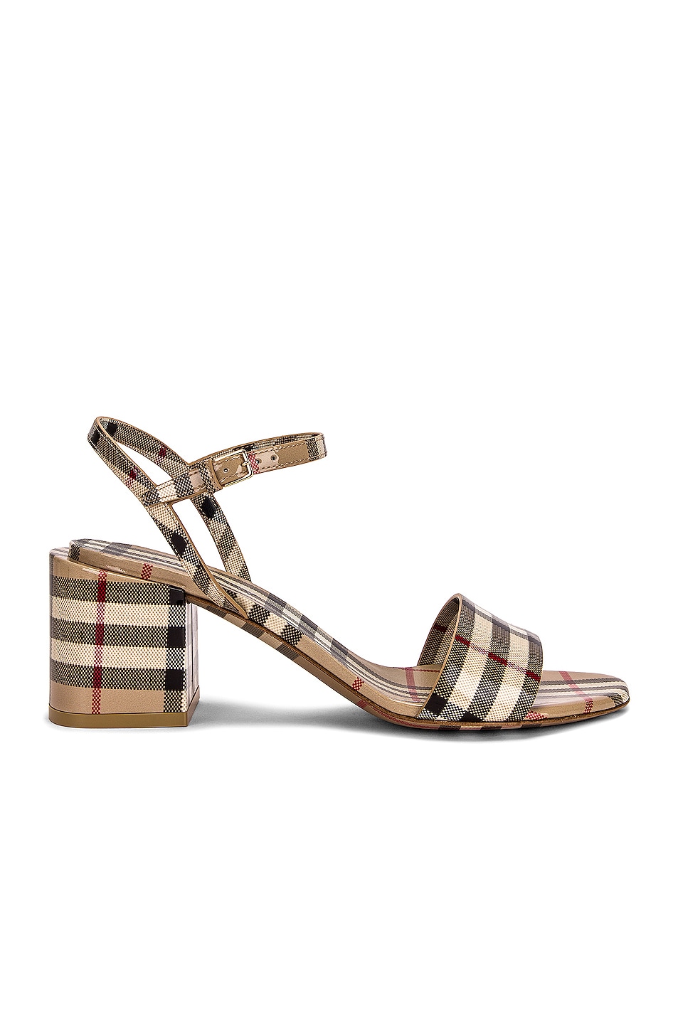 Image 1 of Burberry Cornwall Sandals in Archive Beige Check
