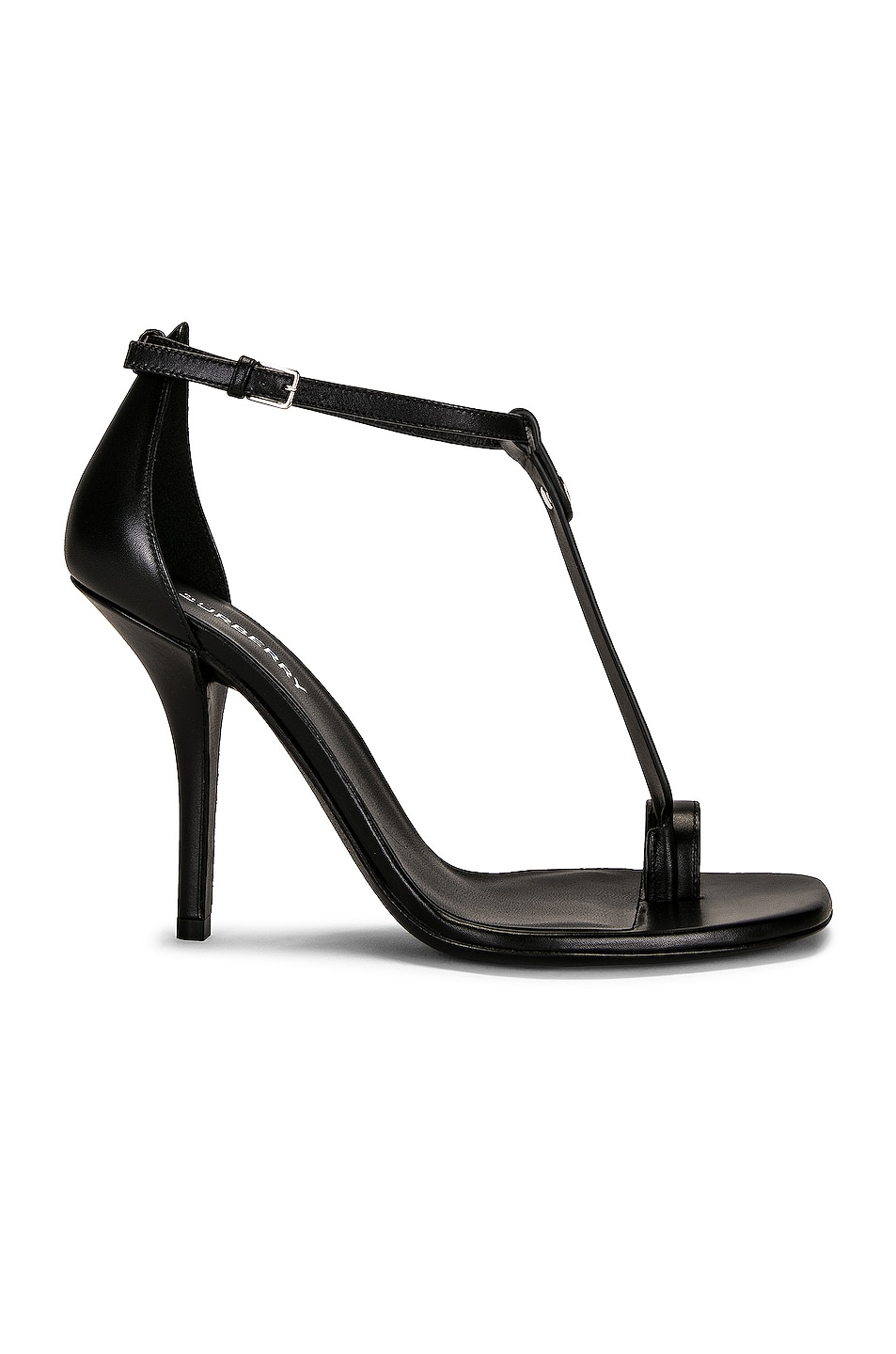 Image 1 of Burberry Stefanie Sandals in Black