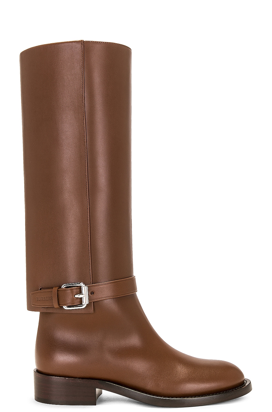 Image 1 of Burberry Emmett Tall Boot in Pine Cone Brown