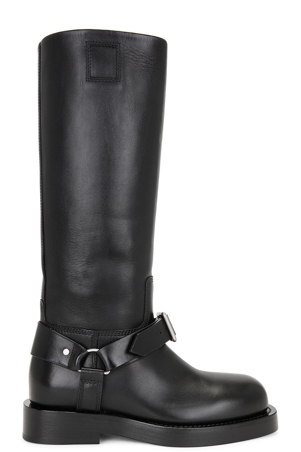 Image 1 of Burberry Saddle Boot in Black
