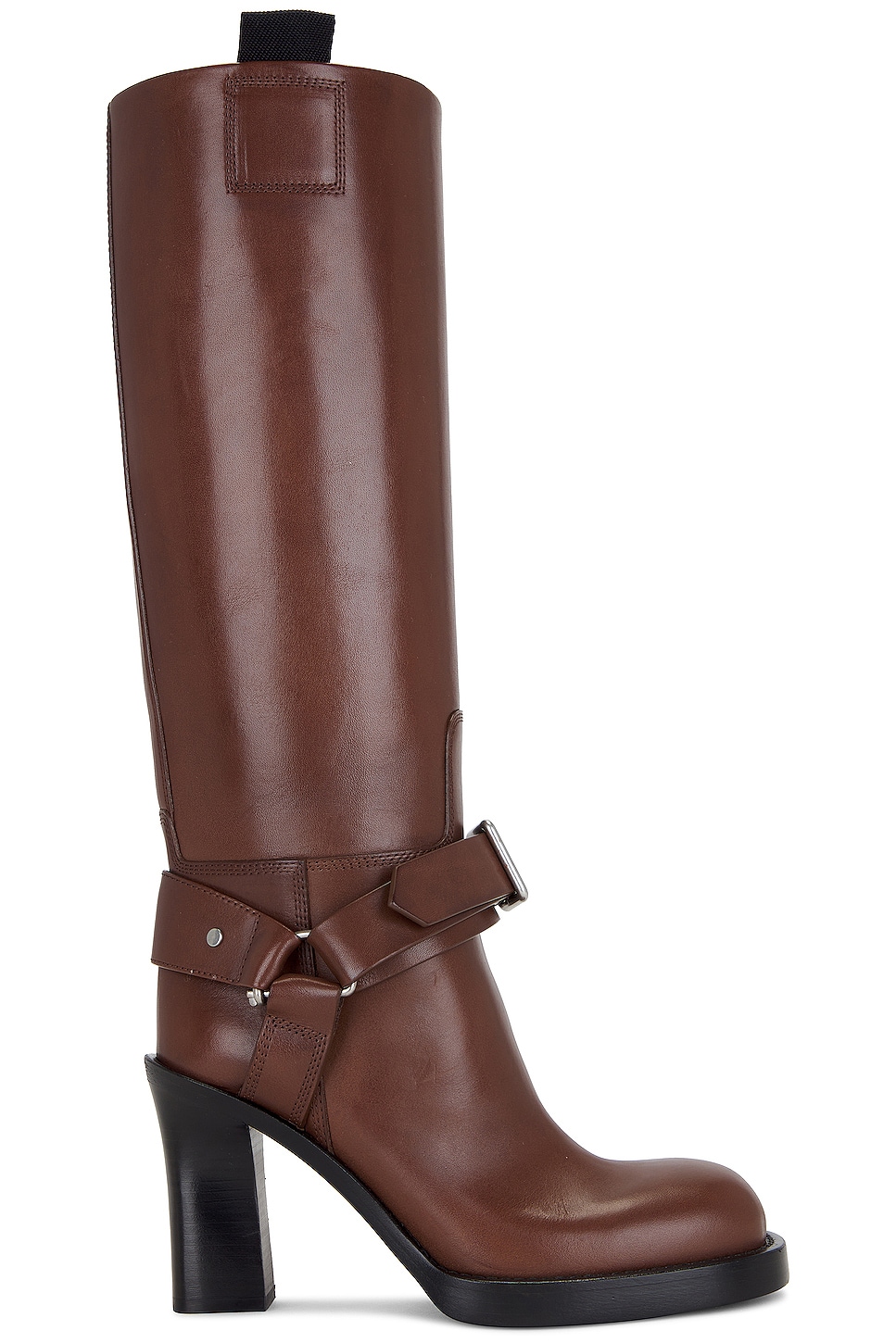 Image 1 of Burberry Stirrup High Boot in Walnut
