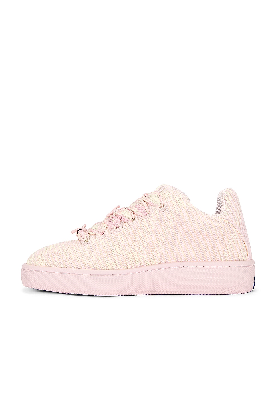 Burberry Knit Sneaker in Cameo IP Check | FWRD