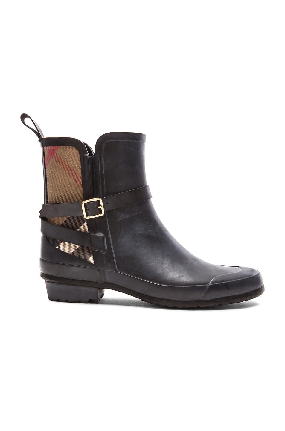 Image 1 of Burberry London Burberry Brit Riddlestone Rain Boots in Black