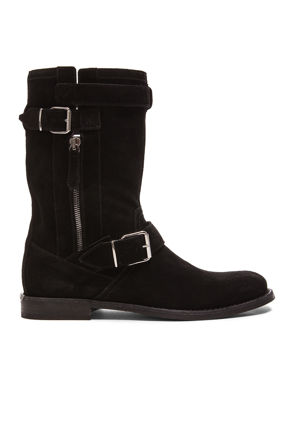Image 1 of Burberry London Burberry Brit Grantville Suede Boots in Black