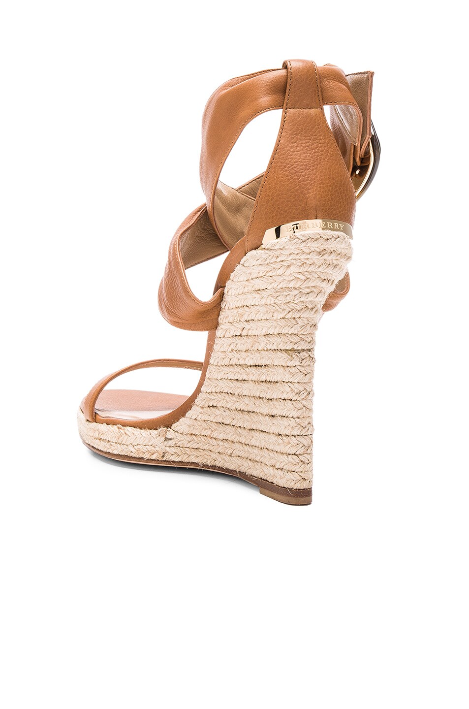 burberry espadrille wedge sandals