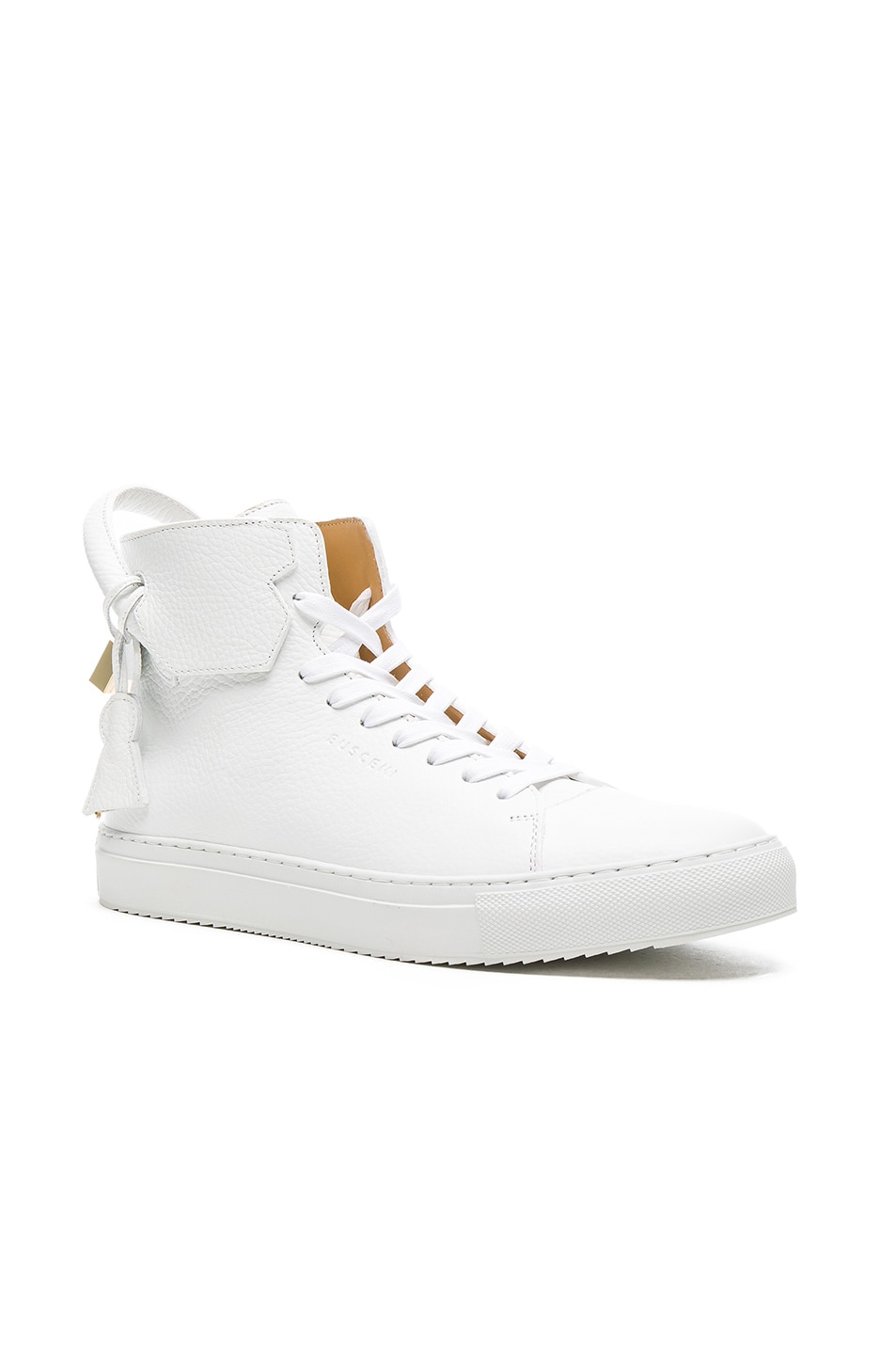Image 1 of Buscemi 125 MM High Top Sneaker in White