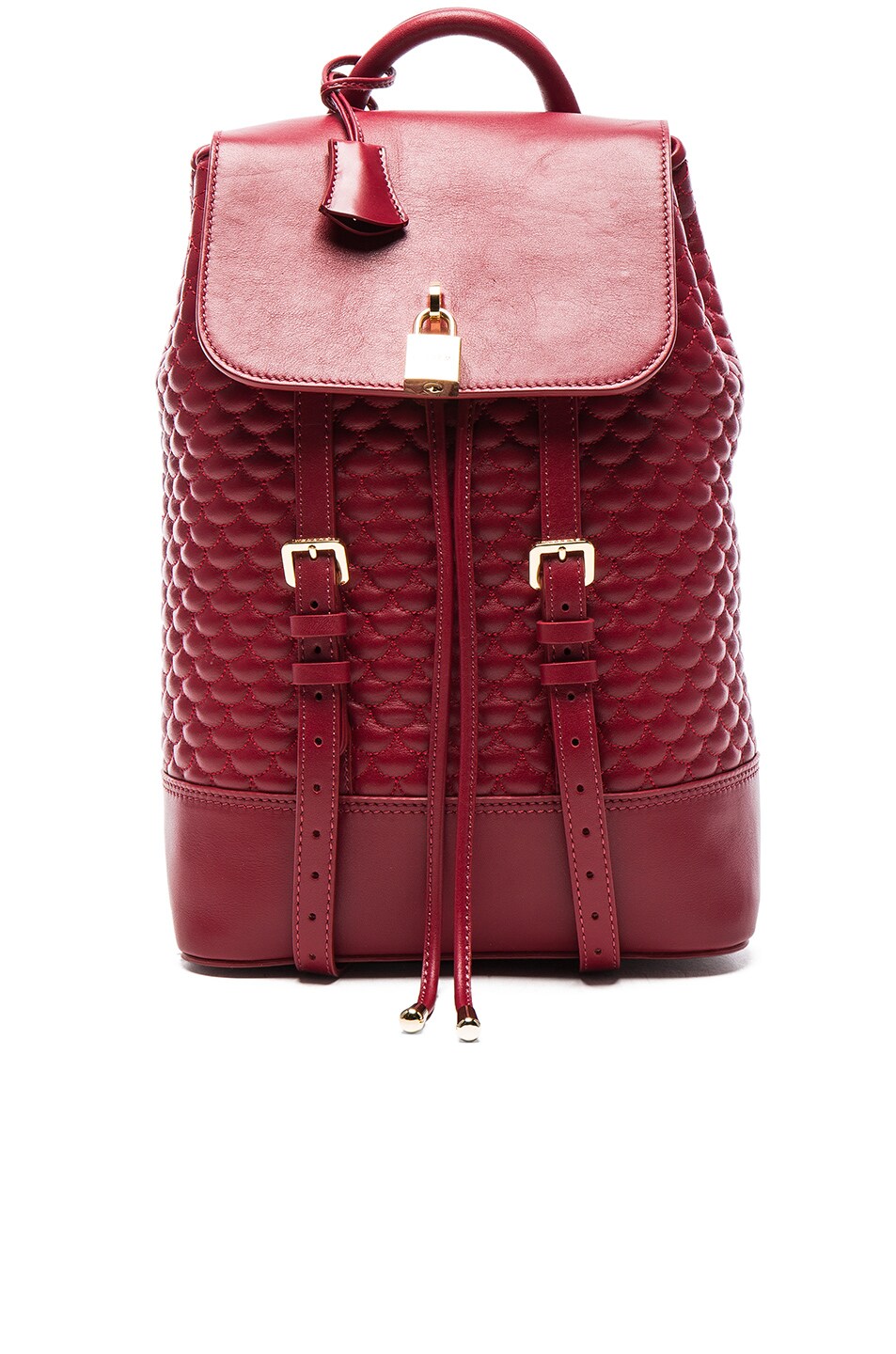 Image 1 of Buscemi Luck Mid Backpack in Red Quilt
