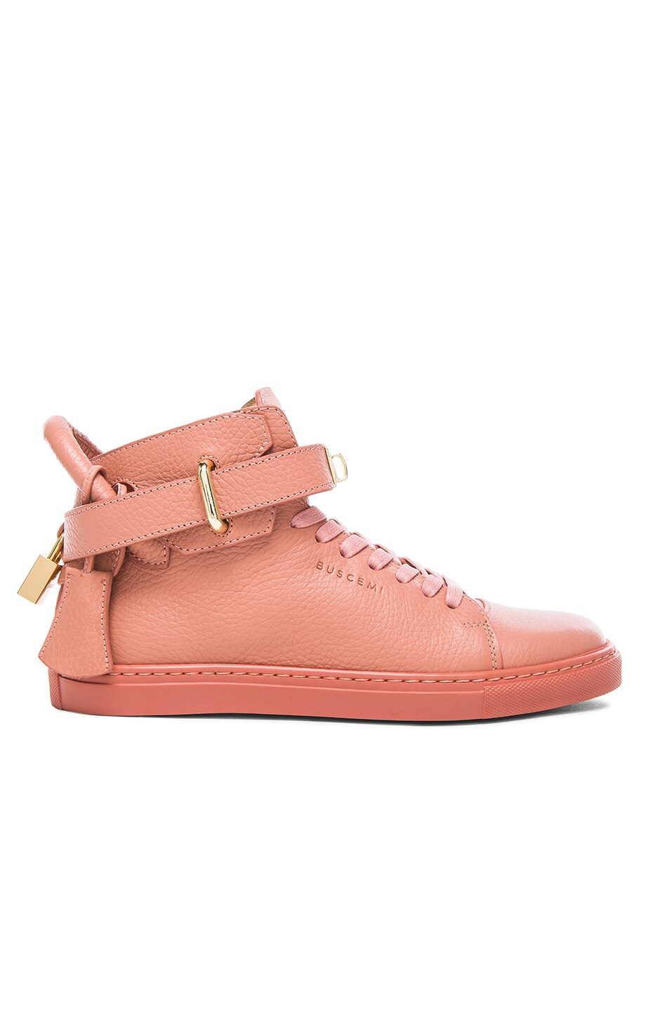 Image 1 of Buscemi 100MM Leather Sneakers in Rosa