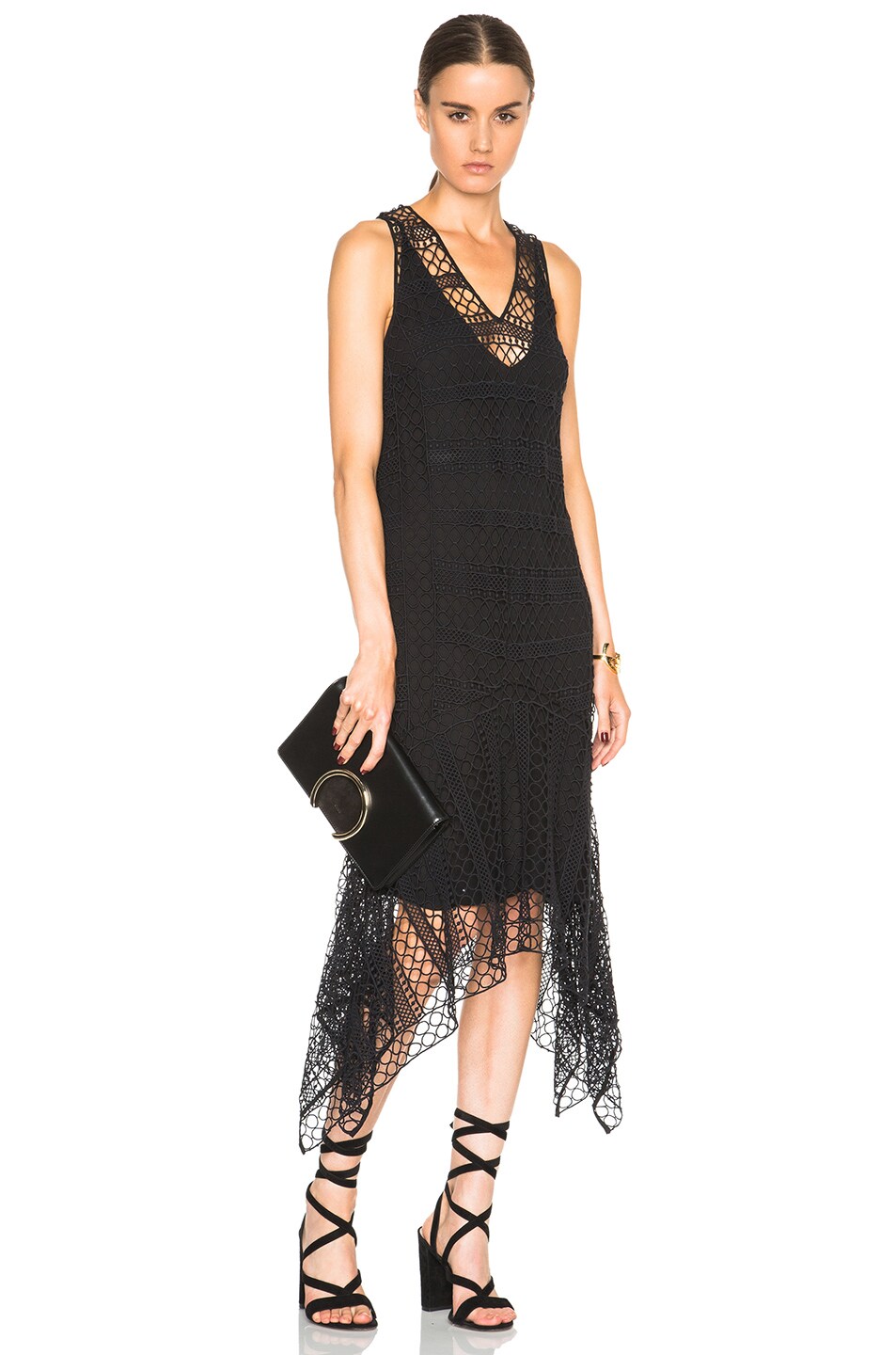 Image 1 of By Malene Birger Gigisa Lace Dress in Black