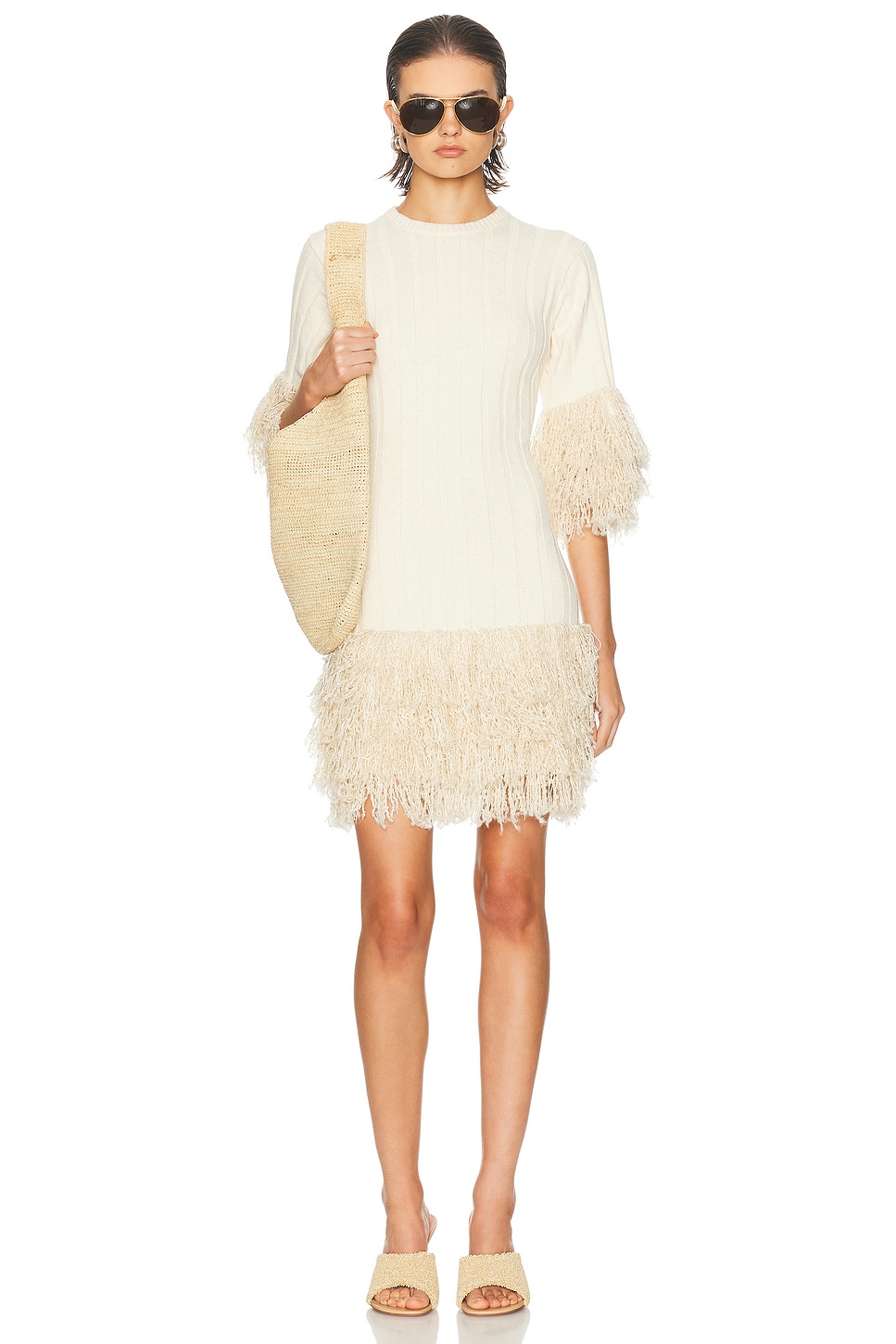 Lina Dress in Ivory