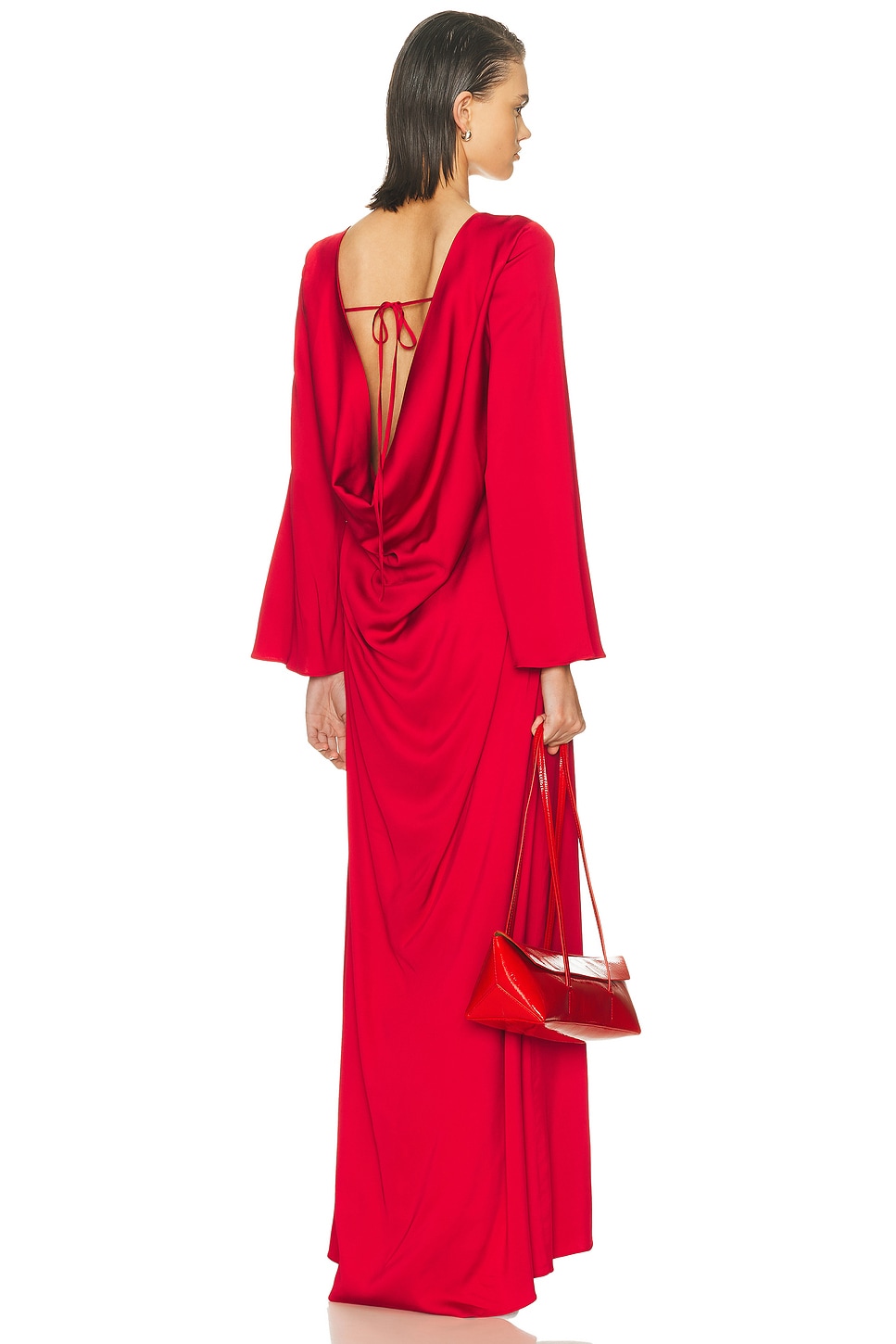 Image 1 of By Malene Birger Lisa Dress in Pompeian Red