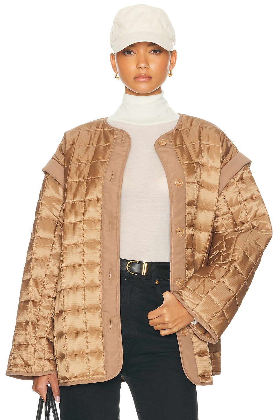 By Malene Birger Edith Quilted Jacket In Brown