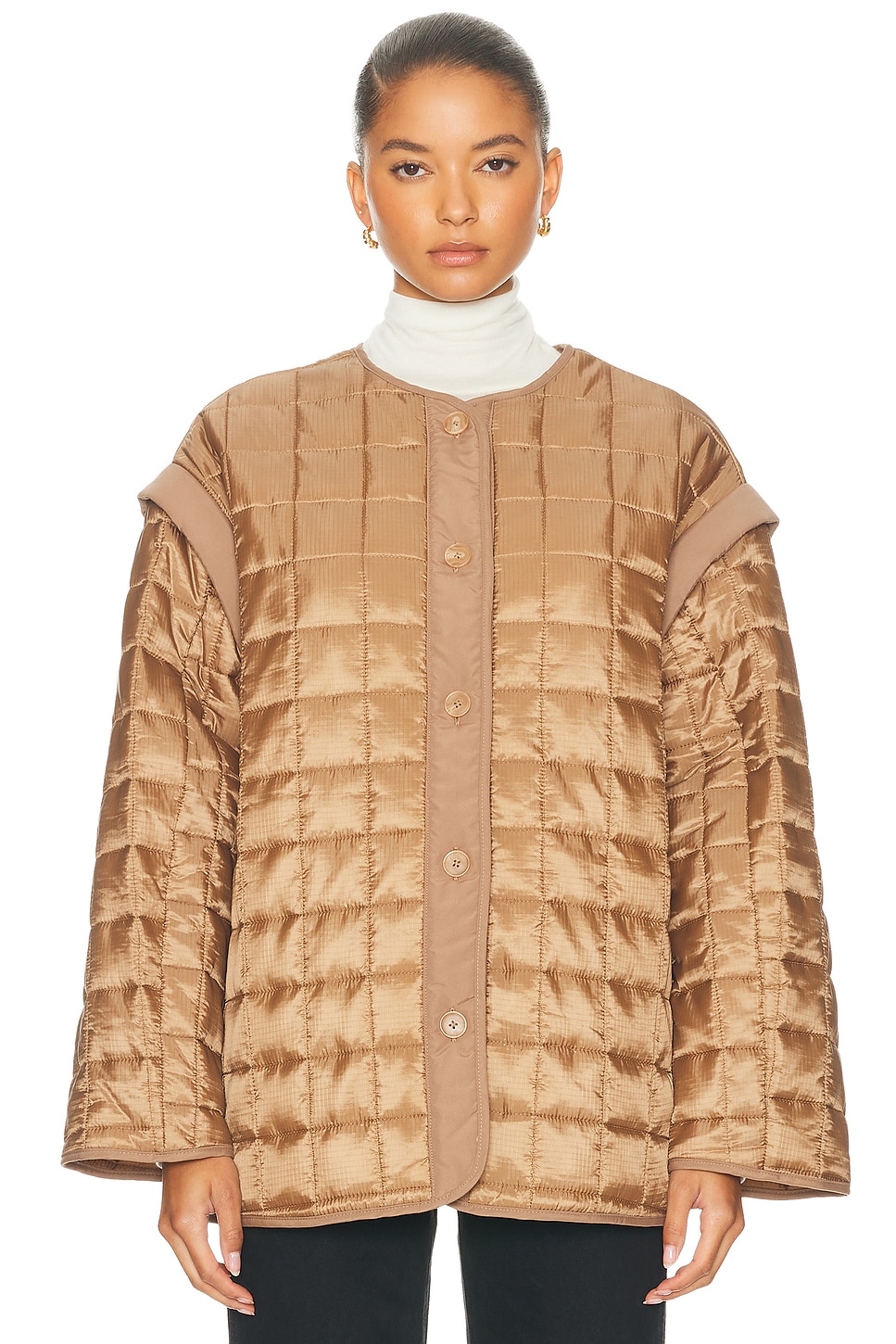 By Malene Birger Edith Quilted Jacket In Brown