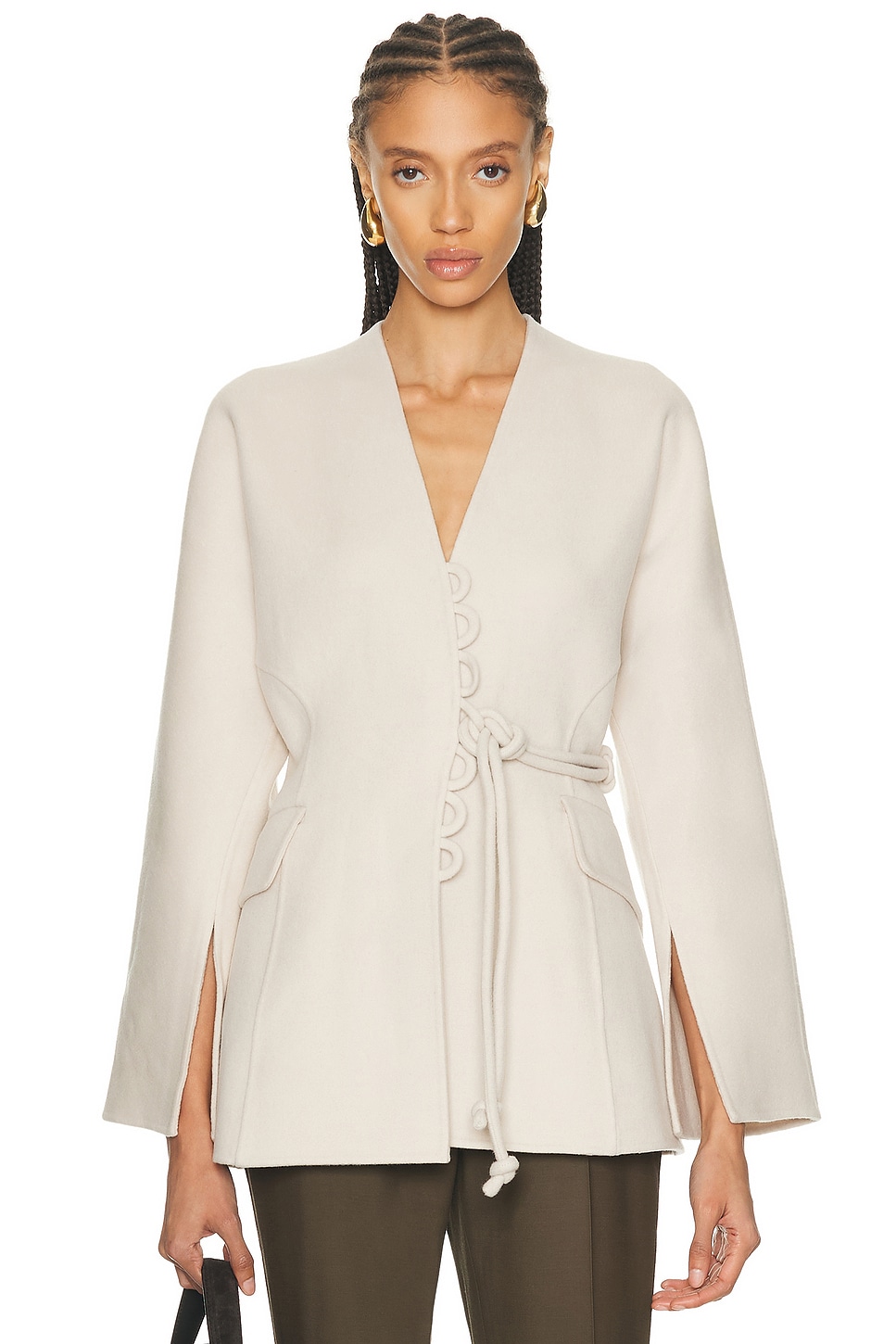 Image 1 of By Malene Birger Lalou Jacket in Cream