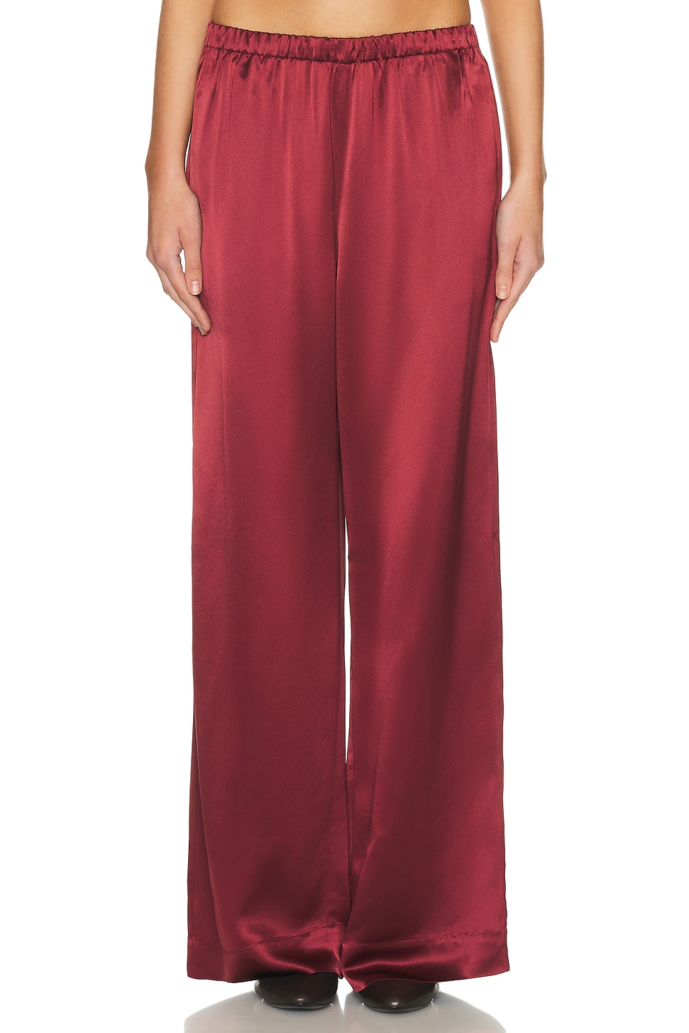 Image 1 of By Malene Birger Cabello Pant in Cabernet