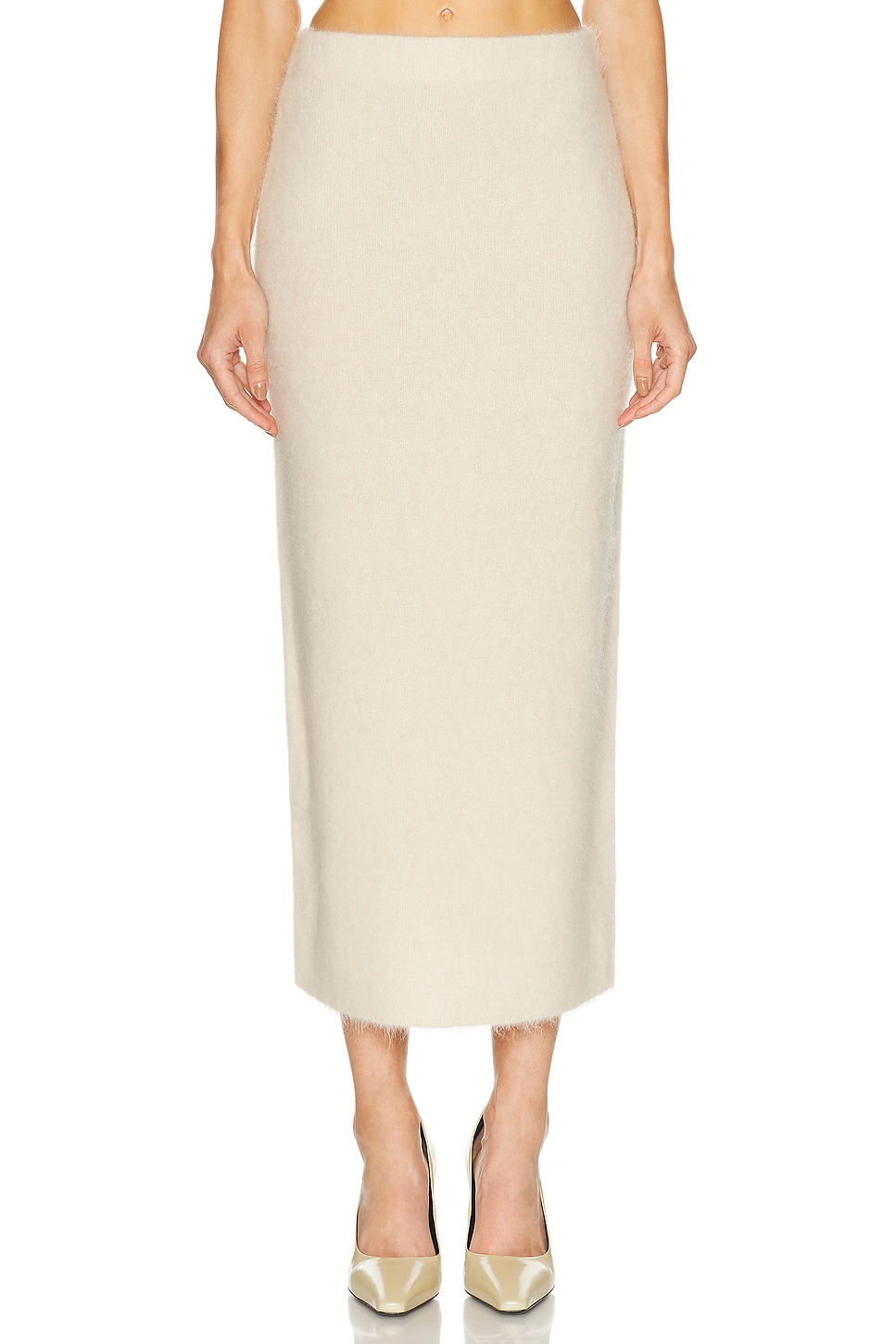 Image 1 of By Malene Birger Estille Skirt in Cream