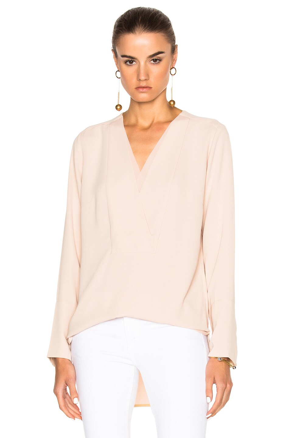 Image 1 of By Malene Birger Triply Top in Champagne