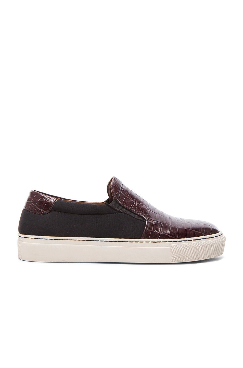 Image 1 of By Malene Birger Filisan Leather Slip-Ons in Burgundy