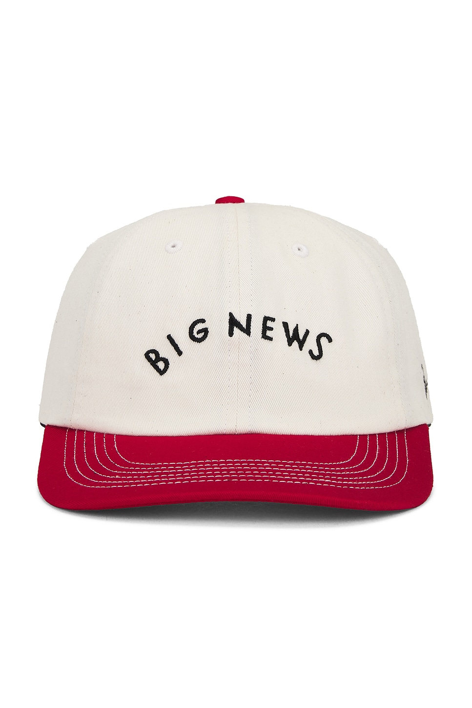 Big News 6 Panel Hat in Beige
